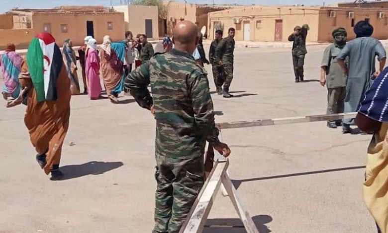 تصاعد حدة الصراعات تدفع درك الجزائر إلى استخدام القوة بمخيمات تندوف