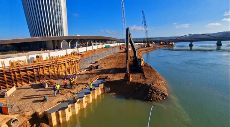 تقدم أشغال تهيئة محيط برج محمد السادس