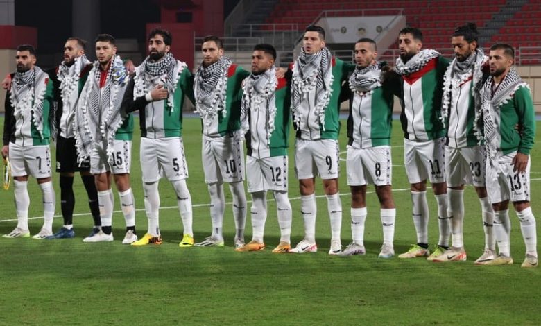 فلسطين تلعب في الكويت بسبب الحرب فلسطين تلعب في الكويت بسبب الحرب