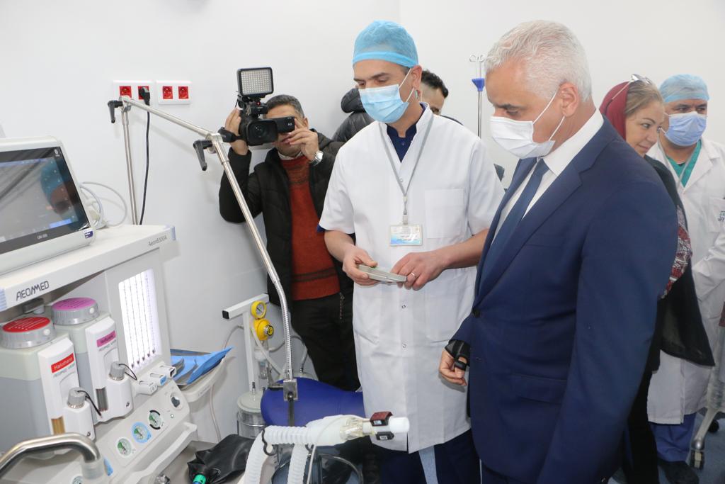 أيت الطالب يعطي إنطلاقة خدمات قطب الأم والطفل الجديد بالمركز الاستشفائي ابن باجة بتازة