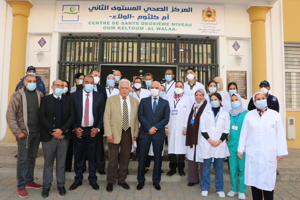 أيت الطالب يعطي انطلاقة خدمات المركز الصحي أم كلثوم بالدار البيضاء
