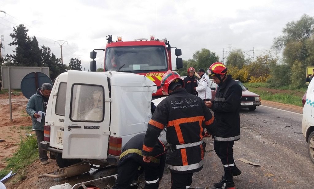 إقليم قلعة السراغنة.. مصرع 5 أشخاص وإصابة 5 آخرين في حادثة سير
