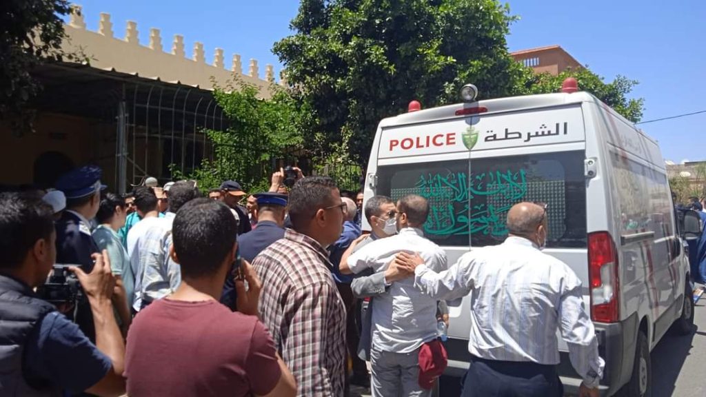 إنزكان: شهيد الواجب الوطني المامون الفقير يوارى الثرى في جنازة مهيبة