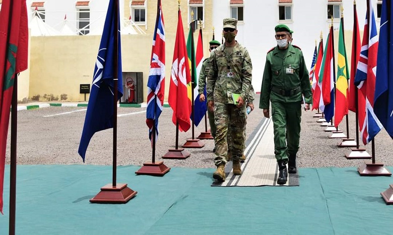 "الأسد الإفريقي 2021": وفد عسكري مغربي أمريكي هام يزور المستشفى الطبي الجراحي الميداني قرب تافراوت