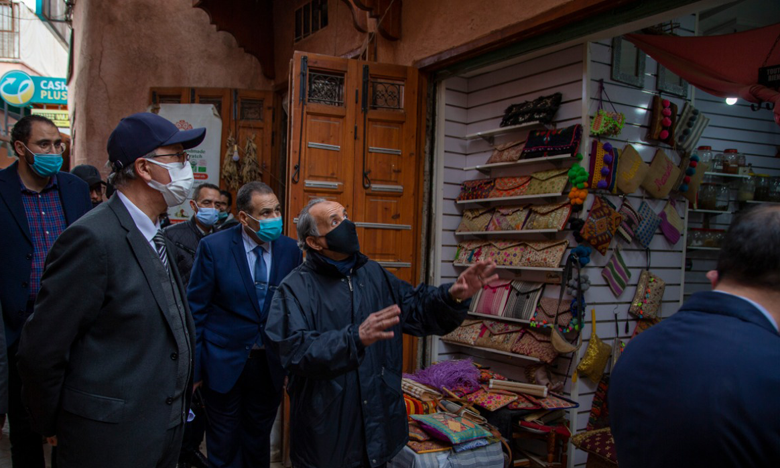 السلطات الولائية تتفقد الأوراش المفتوحة بالبرامج التنموية بالمدينة العتيقة بمراكش