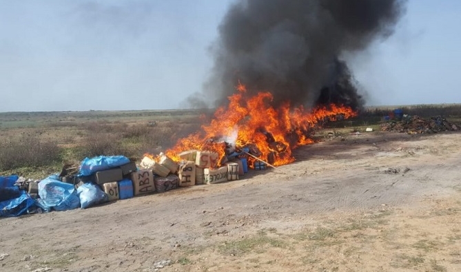 القنيطرة ..إتلاف كميات هامة من المخدرات