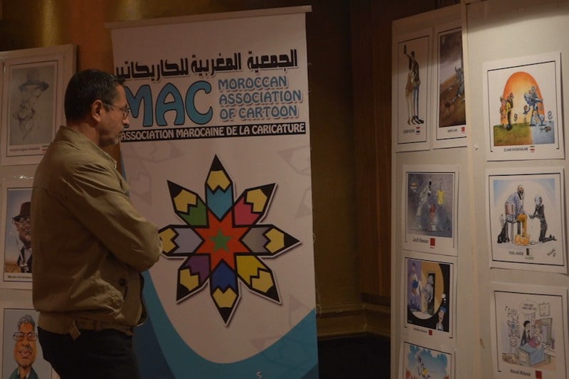 المهرجان الدولي للكاريكاتير يسدل الستار