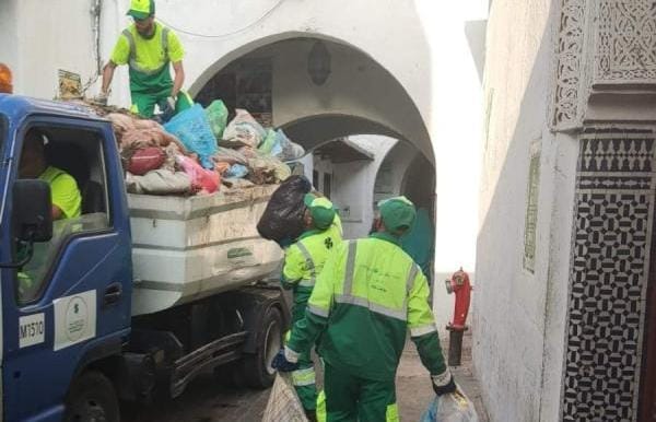 تطوان .ز جمع أكثر من 1100 طنا من النفايات ومخلفات الأضاحي في أقل من 9 ساعات