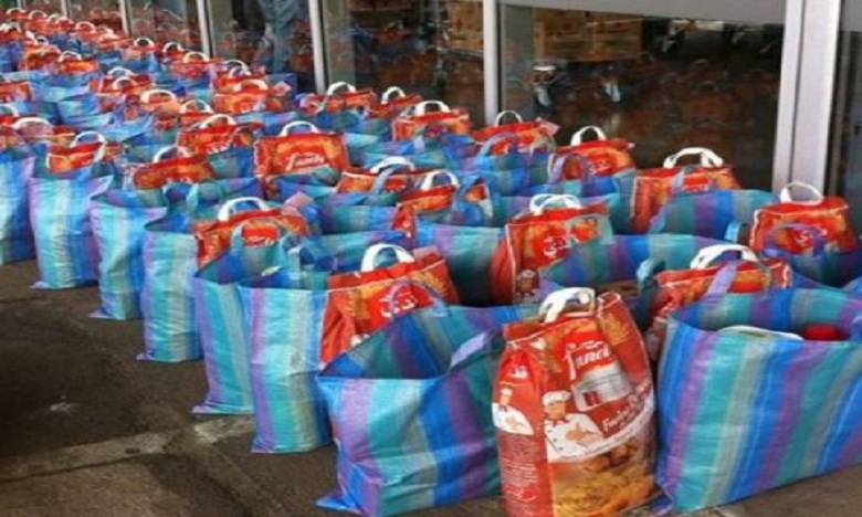 توزيع المساعدات الغذائية الخاصة برمضان 1442على الأسر المعوزة بإقليم شيشاوة