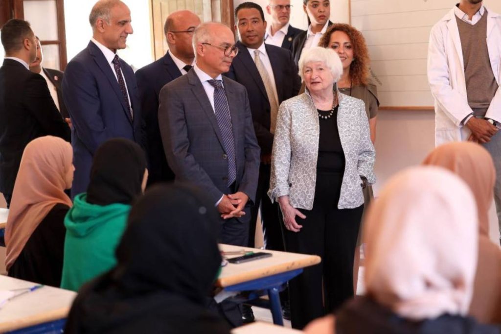 زلزال.. الجهود المبذولة لفائدة التلاميذ في المناطق المتضررة " مثيرة للإعجاب" (وزيرة الخزينة الأمريكية)