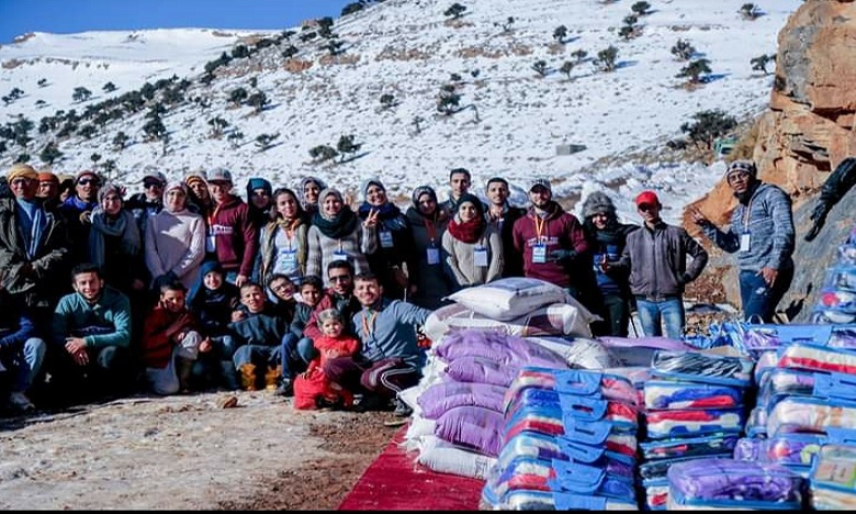 طلبة "الهندسة القروية" ينظمون قافلة "حياة أفضل" لفك العزلة عن سكان دوار "مسارح" ببولمان بإنجاز مشاريع مستدامة