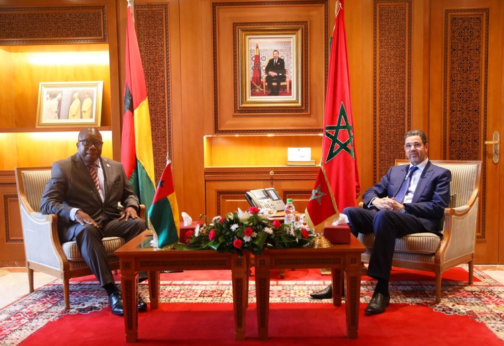 عبد النباوي يتباحث مع رئيس المجلس الأعلى للقضاء بجمهورية غينيا بيساو عبد النباوي يتباحث مع رئيس المجلس الأعلى للقضاء بجمهورية غينيا بيساو