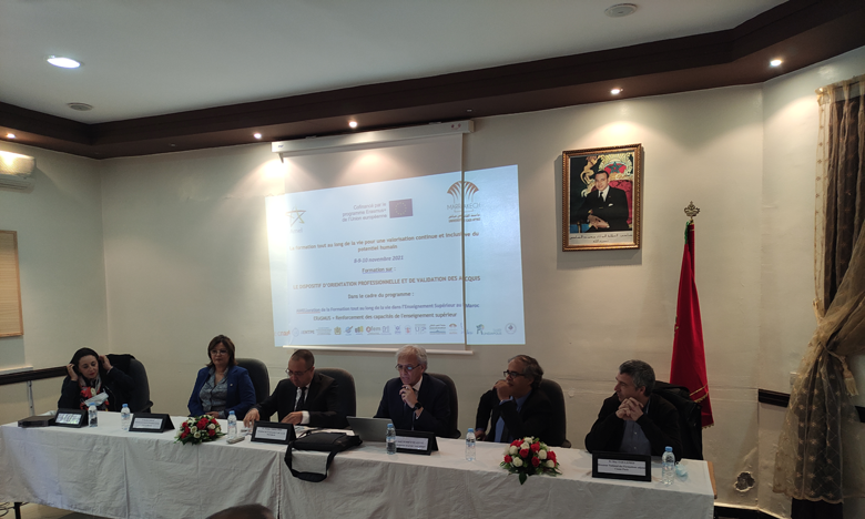 مراكش : ورشة لتكوين مستشارين في إطار مشروع التعلم مدى الحياة بالمغرب