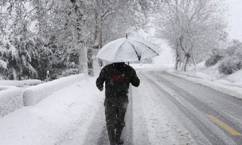 نشرة جوية خاصة: زخات رعدية قوية وتساقطات ثلجية من الخميس إلى السبت