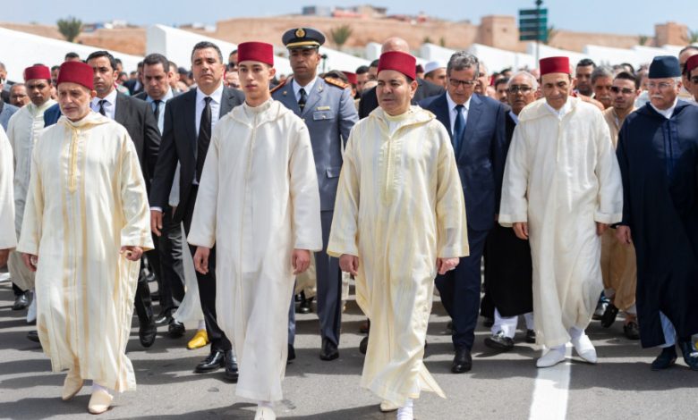 إقامة صلاة الاستسقاء بالرباط بحضور ولي العهد والأمير مولاي رشيد ولي العهد الأمير مولاي الحسن وصاحب السمو الملكي الأمير مولاي رشيد
