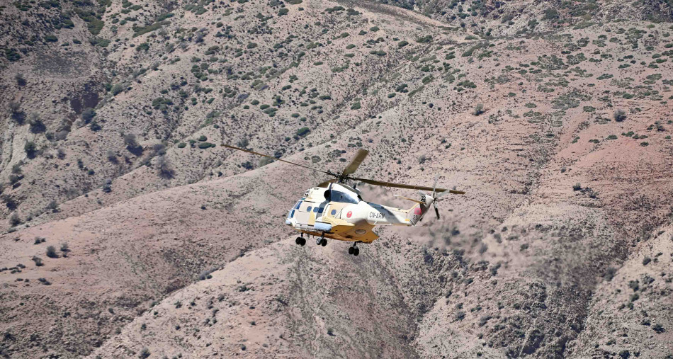 أزيلال..السلطات المحلية تنفي سقوط مروحية