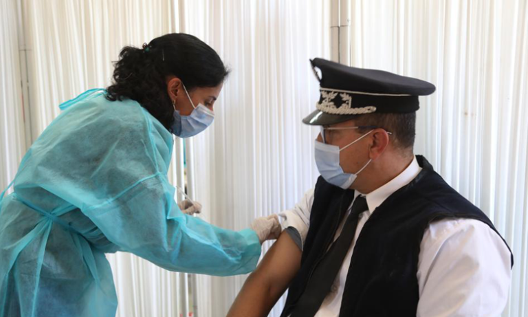 اختتام المرحلة الأولى من تزويد أفرد الشرطة بمراكش باللقاح ضد كوفيد 19