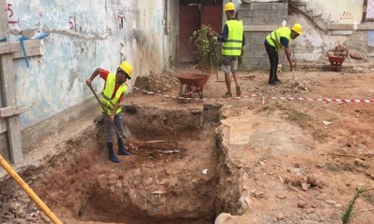 اكتشاف بقايا وبنيات أثرية وسط المدينة العتيقة لسلا