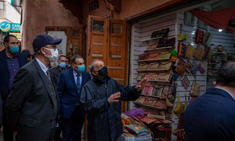 السلطات الولائية تتفقد الأوراش المفتوحة بالبرامج التنموية بالمدينة العتيقة بمراكش