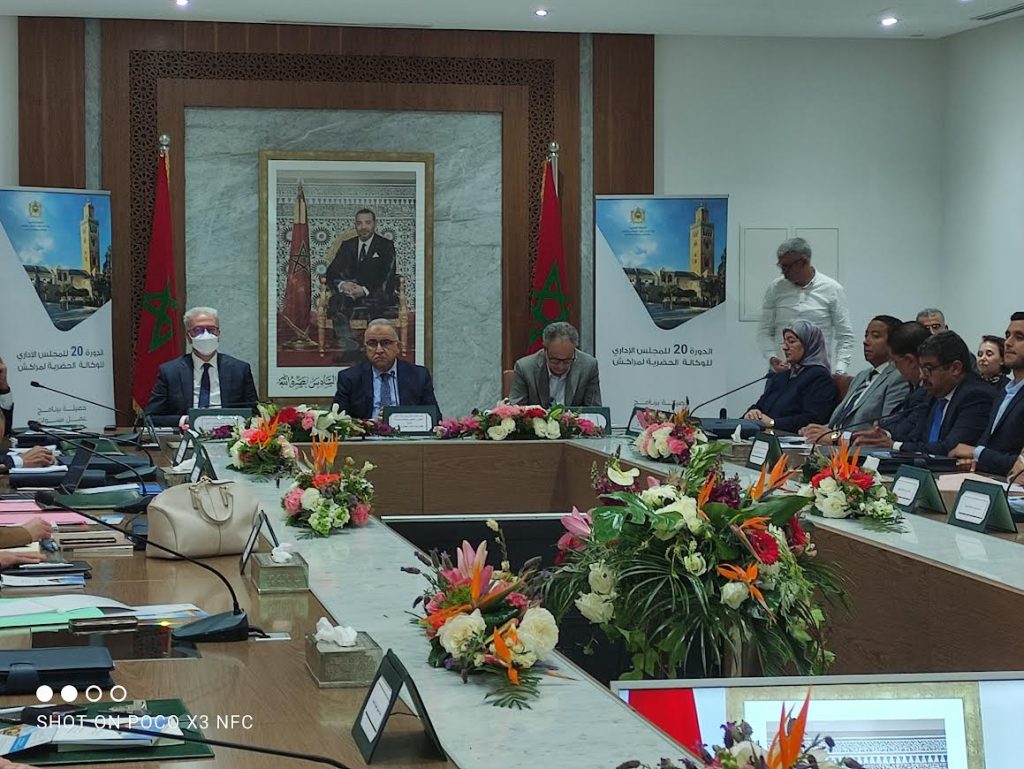 المجلس الإداري للوكالة الحضرية لمراكش يصادق على برنامج عمل الفترة 2022/2024