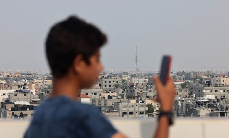 انقطاع الإنترنت والاتصالات في قطاع غزة