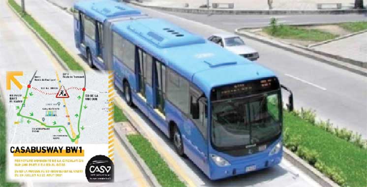 باصواي الدارالبيضاء.. تقدم أشغال تهيئة الخطين 1 و2 واحتمال حدوث اضطرابات في حركة المرور