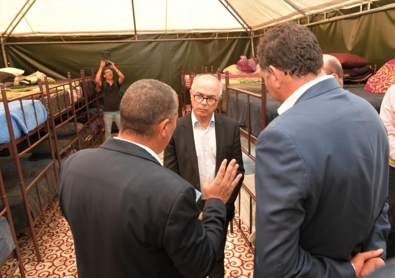 بنموسى يتفقد مراكز إيواء التلاميذ والمؤسسات التعليمية بإقليمي شيشاوة والحوز