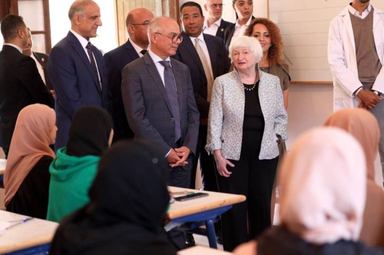 زلزال.. الجهود المبذولة لفائدة التلاميذ في المناطق المتضررة " مثيرة للإعجاب" (وزيرة الخزينة الأمريكية)