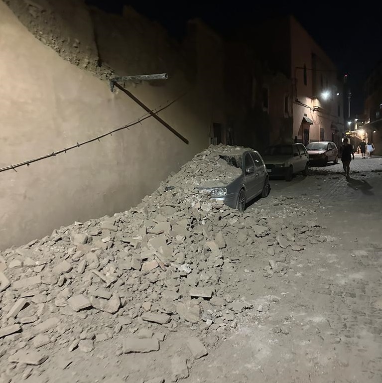 زلزال يهز مدينة مراكش ويرعب ساكنتها ويخلف خسائر مادية وبشرية