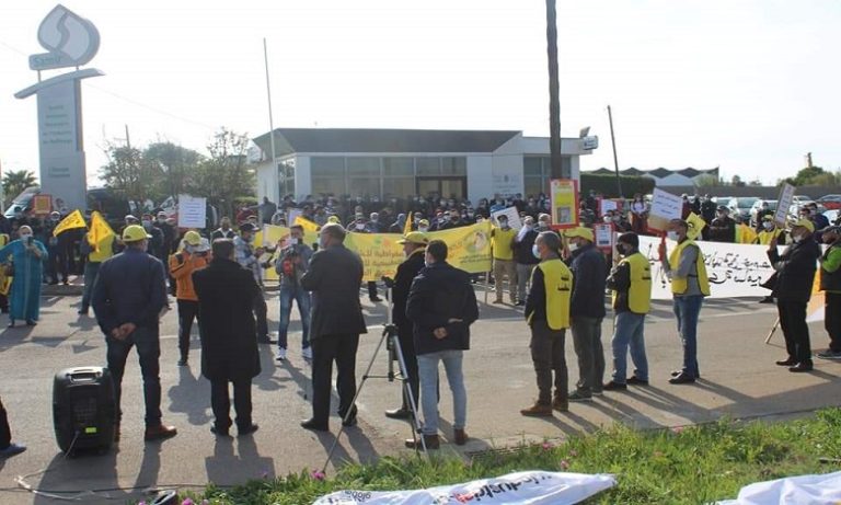 شغيلة سامير تطالب بالعودة الطبيعية لتكرير وتخزين البترول بمصفاة المحمدية وحمايتها من الانقراض والتفكيك