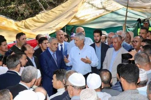 صديقي يتفقد المناطق الفلاحية المتضررة من الزلزال بإقليم أزيلال