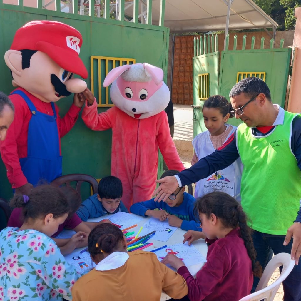 قافلة تضامنية إنسانية تعيد البسمة لسكان دوار تملوت المتضررين من زلزال الحوز