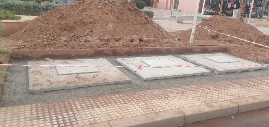مراكش: إحداث حاويات تحت أرضية لجمع النفايات