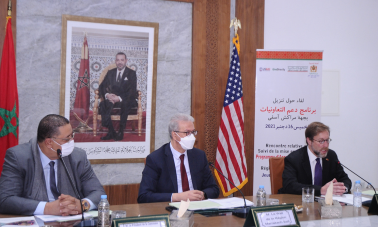 مراكش :ديفيد غرين يطلع على تنزيل برنامج دعم 350 تعاونية متضررة من كوفيد 19