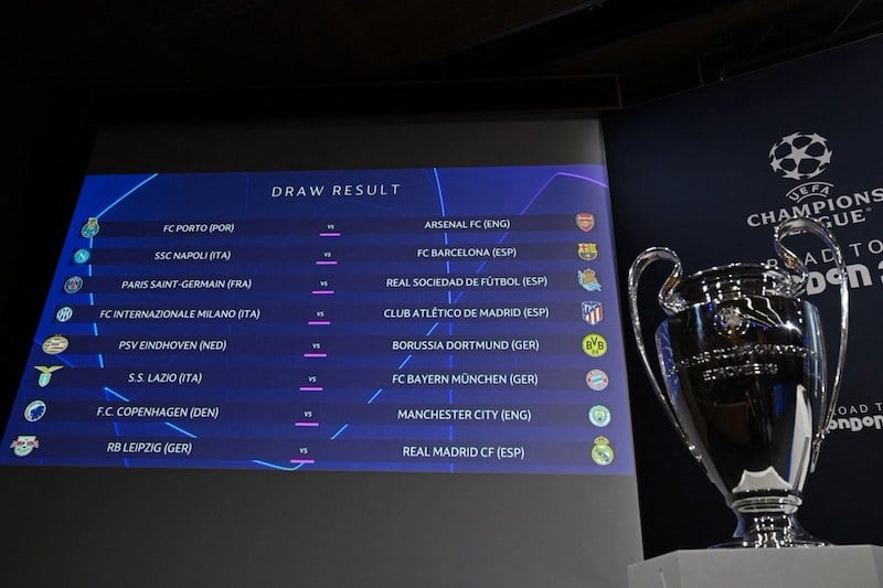 مواجهات قوية في ثمن نهائي دوري الأبطال