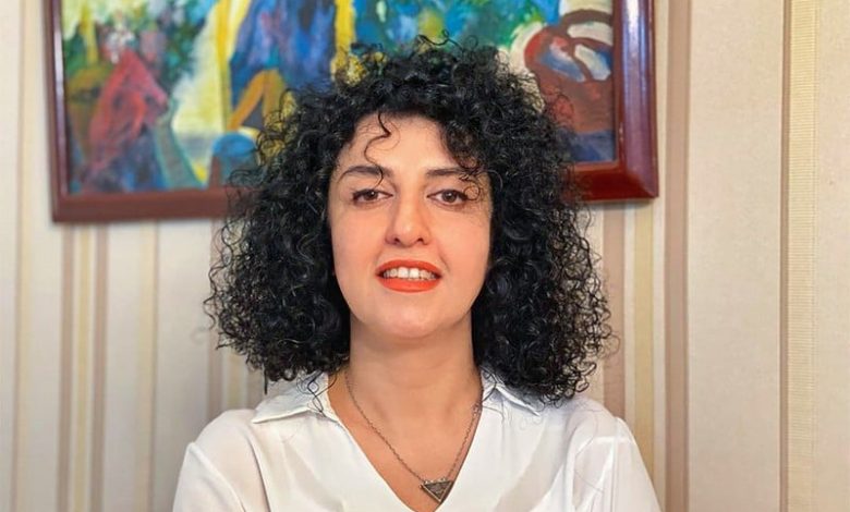 ناشطة إيرانية سجينة تتلقى جائزة نوبل للسلام ناشطة إيرانية سجينة تتلقى جائزة نوبل للسلام