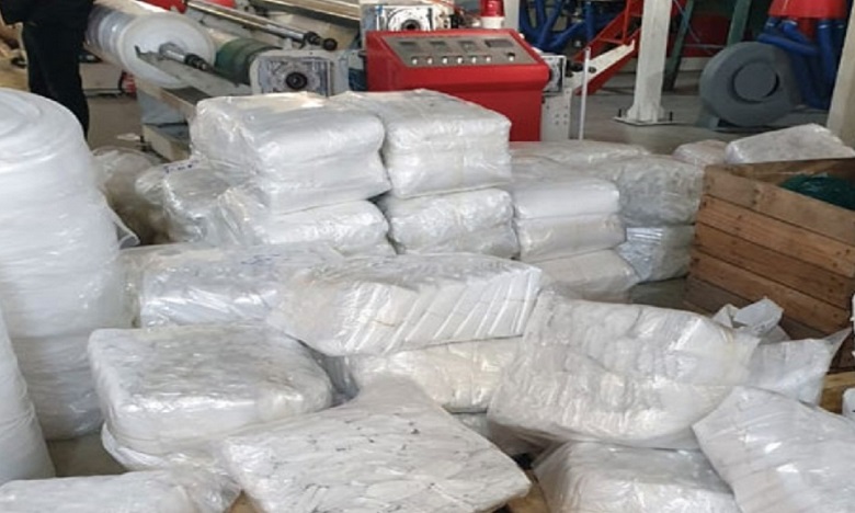 آسفي: حجز 5 أطنان و100 كلغ من الأكياس البلاستيكية