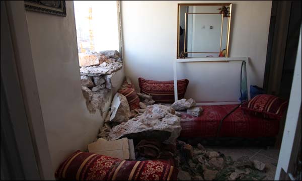 انهيار واجهة 5 منازل بدرب السلطان