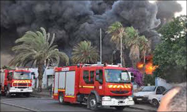 إصابة 7 مستخدمين في حريق بشركة للغاز بالمحمدية