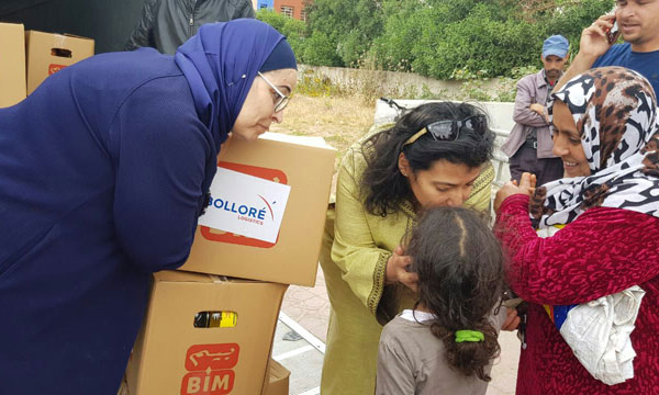 استفادة 100 مواطن مغربي ولاجئ إفريقي وسوري من قفة رمضان