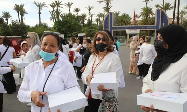 "افطار عابري السبيل" خلال رمضان.. مبادرة إنسانية وتضامنية انخرطت فيها نساء مراكش