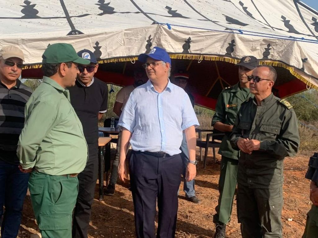 العرائش: نزار بركة يتفقد عددا من المناطق والجماعات المتضررة من الحرائق