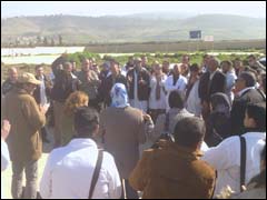 المركز الجهوي لمهن التربية والتكوين ببني ملال دون ماء ولا كهرباء جانب من الوقفة الاحتجاجية