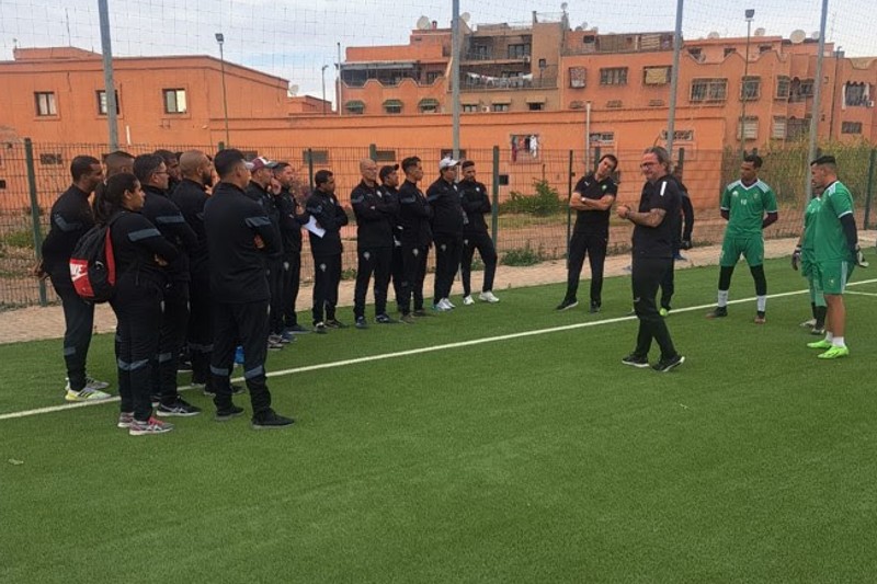 المغرب يعتني بحراس المرمى الصغار المغرب يعتني بحراس المرمى الصغار