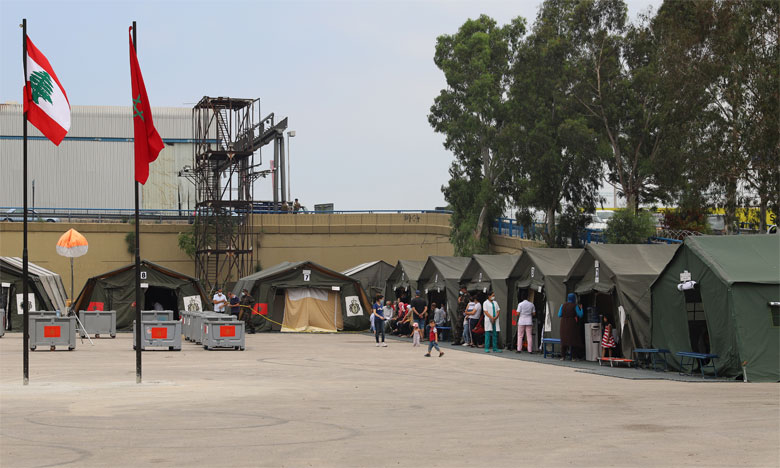 بيروت: أزيد من 9400 خدمة طبية أجراها المستشفى العسكري المغربي لمتضرري الانفجار