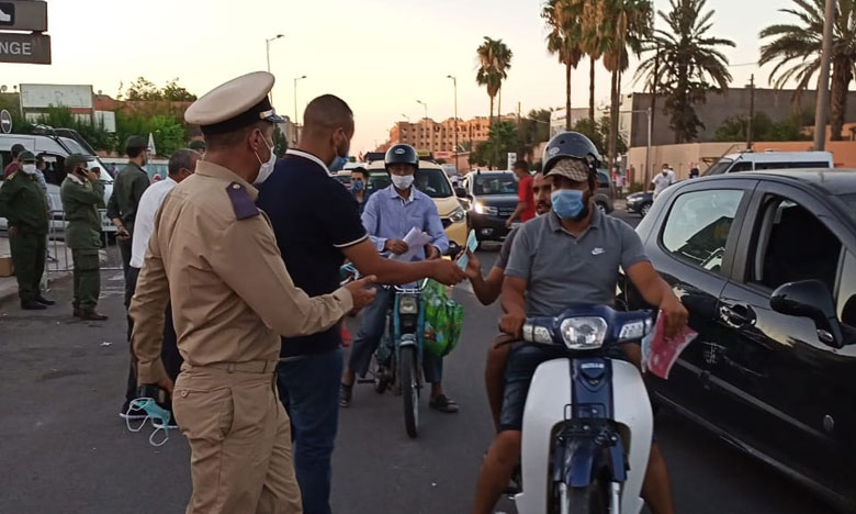 تحسيس متواصل بمخاطر "كوفيد 19" وأهمية التقيد بالإجراءات الوقائية بمراكش