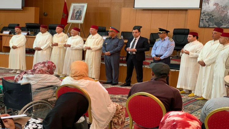 تسليم هبة ملكية للشرفاء الأمغاريين بمناسبة الاحتفال بموسم مولاي عبد الله أمغار