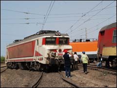 اصطدام قطارين على مستوى منطقة زناتة