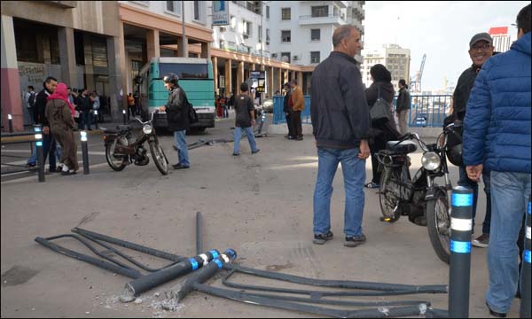 جانب من الحادث (أيس بريس)