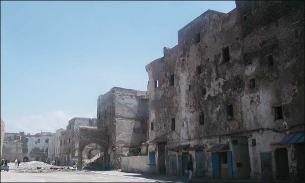 أحد أزقة حي الملاح بالصويرة